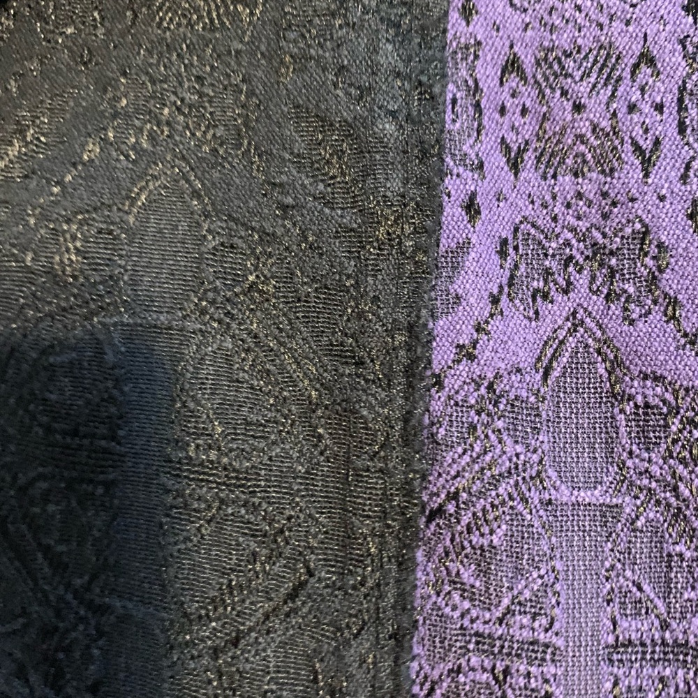 Morbid Threads Purple and Black Maxi Skirt. Size M - Picture 8 of 9